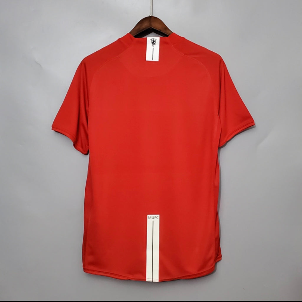 Man united Retro 07/08 Final Champions Manga corta