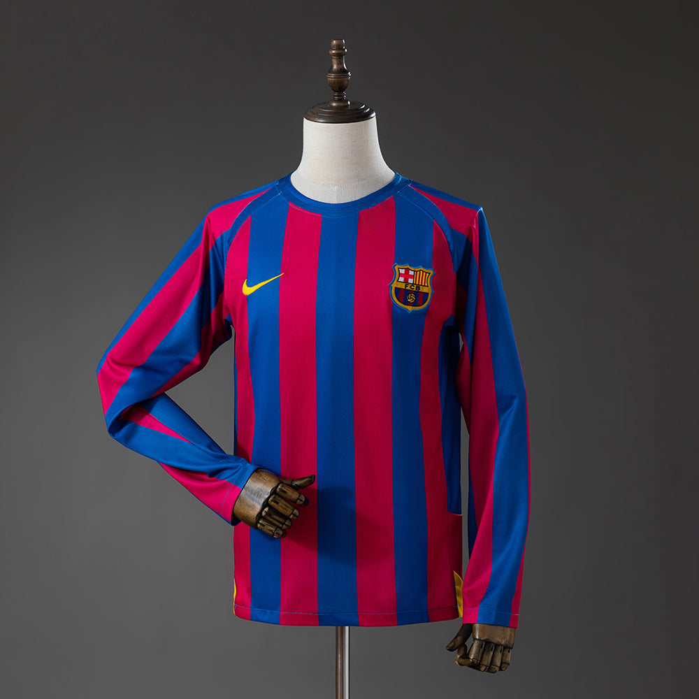 Camiseta FC Barcelona Retro Local 05/06 Manga Larga