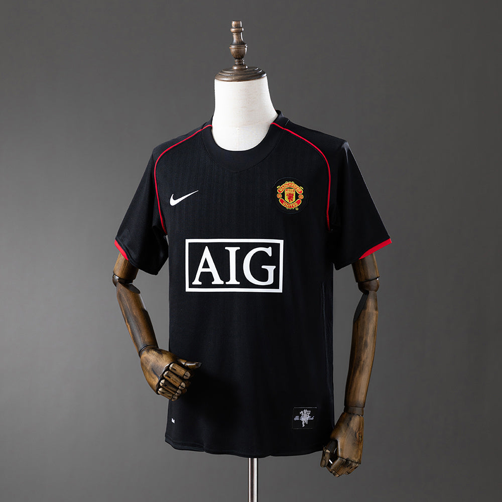 Camiseta Manchester United Retro Black 07/08