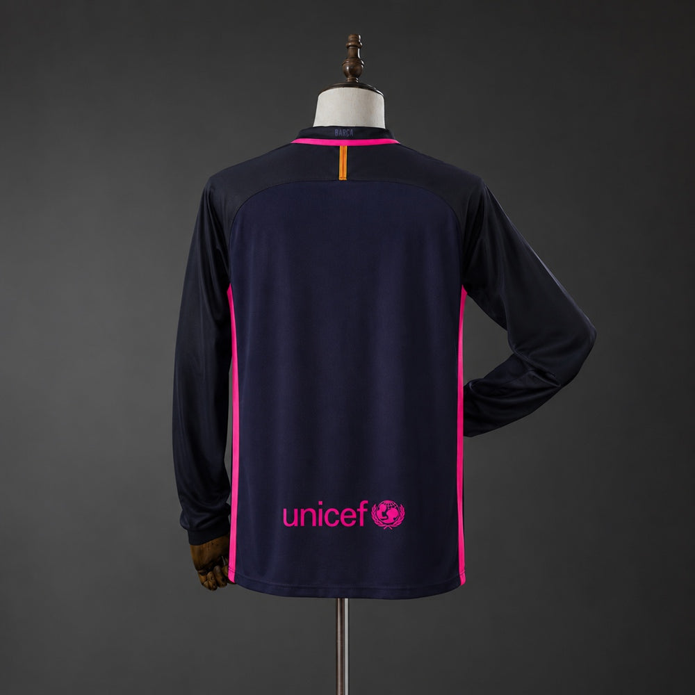 Camiseta FC Barcelona Retro Visitante 16/17 Manga Larga