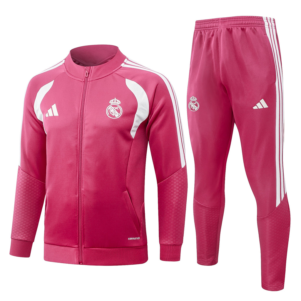 Chándal Real Madrid 26/27 Rosa Cremallera Completa
