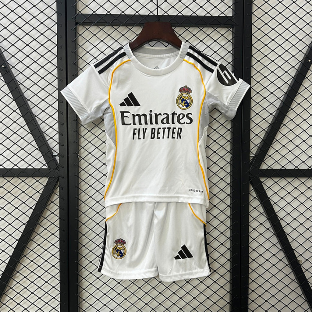 Equipación completa Real Madrid 25/26 Para Niños